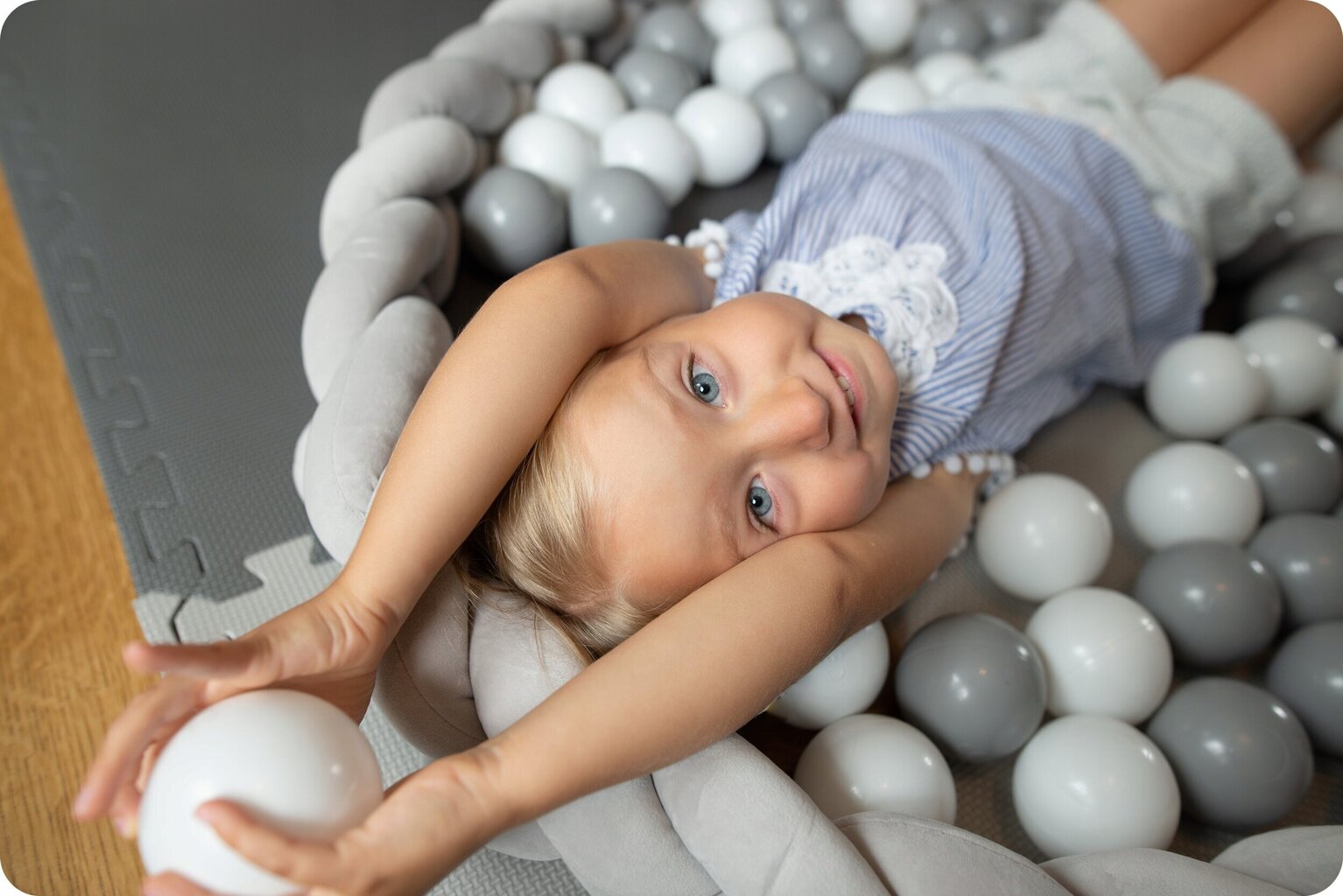Sängysuoja 300cm, harmaa hinta ja tiedot | Lasten turvallisuus | hobbyhall.fi