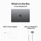 MacBook Air 13" Apple M3 chip with 8-core CPU and 8-core GPU, 8GB, 256GB SSD - Space Grey - MRXN3KS/A hinta ja tiedot | Kannettavat tietokoneet | hobbyhall.fi