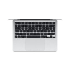 MacBook Air 13" Apple M3 chip with 8-core CPU and 8-core GPU, 8GB, 256GB SSD - Silver - MRXQ3KS/A hinta ja tiedot | Kannettavat tietokoneet | hobbyhall.fi