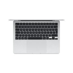 MacBook Air 13" Apple M3 8C CPU 10C GPU/8GB/512GB SSD/Silver/RUS - MRXR3RU/A hinta ja tiedot | Kannettavat tietokoneet | hobbyhall.fi