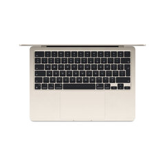 MacBook Air 13" Apple M3 chip with 8-core CPU and 10-core GPU, 8GB, 512GB SSD - Starlight - MRXU3RU/A hinta ja tiedot | Kannettavat tietokoneet | hobbyhall.fi