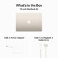 MacBook Air 13" Apple M3 chip with 8-core CPU and 10-core GPU, 8GB, 512GB SSD - Starlight - MRXU3ZE/A hinta ja tiedot | Kannettavat tietokoneet | hobbyhall.fi