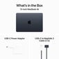 MacBook Air 13" Apple M3 chip with 8-core CPU and 8-core GPU, 8GB, 256GB SSD - Midnight - MRXV3KS/A hinta ja tiedot | Kannettavat tietokoneet | hobbyhall.fi