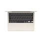 MacBook Air 13" Apple M3 chip with 8-core CPU and 10-core GPU, 16GB, 512GB SSD - Starlight - MXCU3KS/A hinta ja tiedot | Kannettavat tietokoneet | hobbyhall.fi