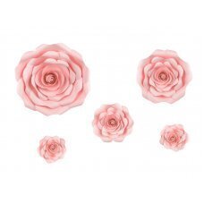 Koriste - kukat, vaaleanpunainen, 0,15 x 0,3 x 0,3 cm. hinta ja tiedot | Juhlakoristeet | hobbyhall.fi
