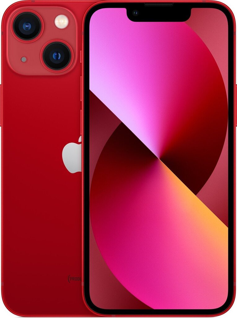 Apple iPhone 13 mini 128GB (PRODUCT)RED MLK33 hinta ja tiedot | Matkapuhelimet | hobbyhall.fi