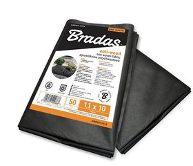 3 tuotteen paketti, Anti-weed maisemointikangas 50g/m2 musta, 3,2m x 10m, Bradas hinta ja tiedot | Puutarhatyökalut | hobbyhall.fi