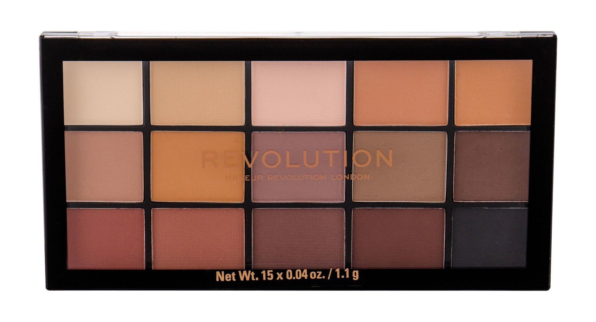 Makeup Revolution London Re-loaded luomiväripaletti 16,5 g, Basic Mattes hinta ja tiedot | Silmämeikit | hobbyhall.fi