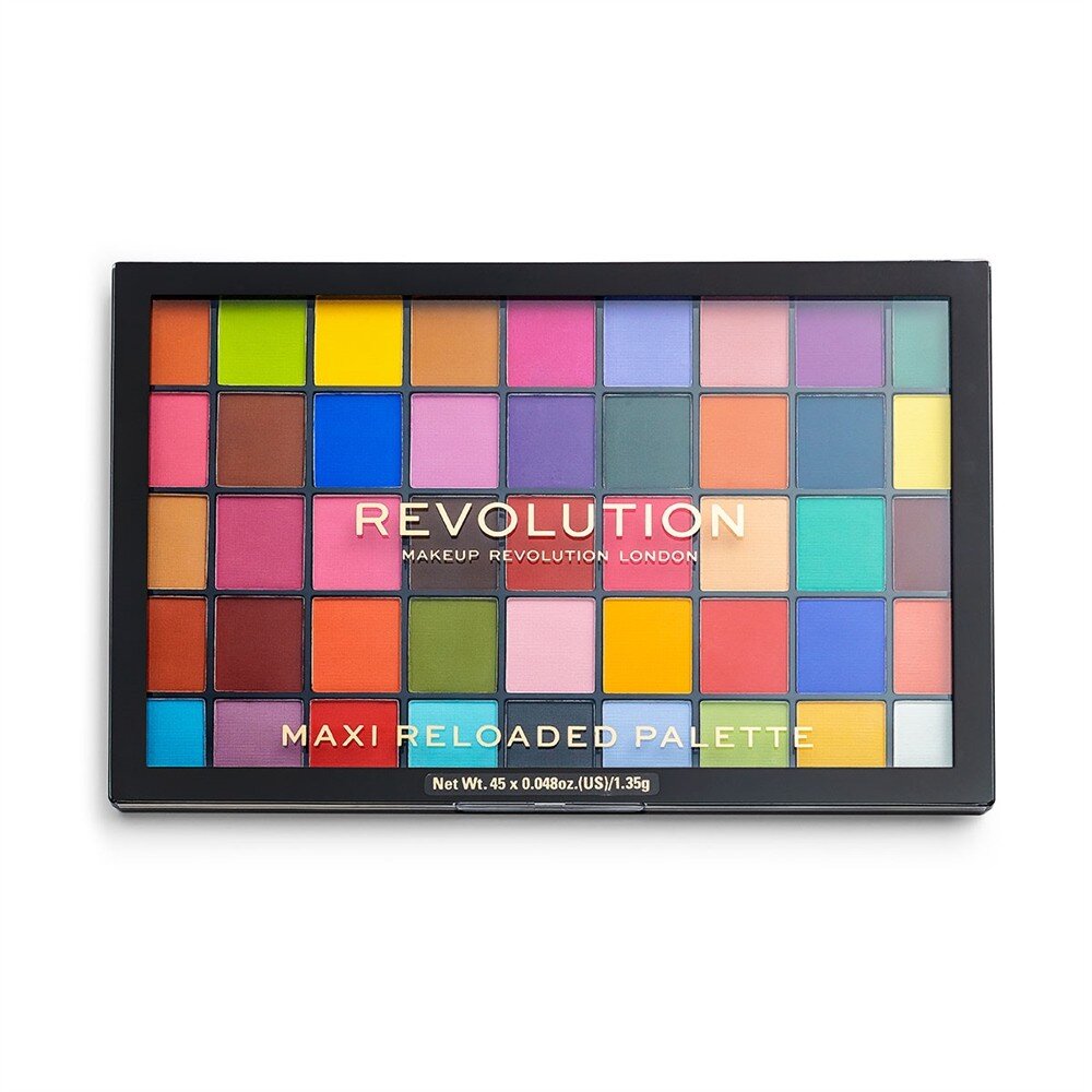 Makeup Revolution London Maxi Re-loaded luomiväripaletti 60,75 g, Monster Mattes hinta ja tiedot | Silmämeikit | hobbyhall.fi