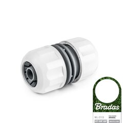 10 tuotteen paketti, Korjausliitin 1/2"-5/8"-3/4" WHITE LINE Bradas hinta ja tiedot | Puutarhaletkut, kastelukannut ja muut kastelutarvikkeet | hobbyhall.fi