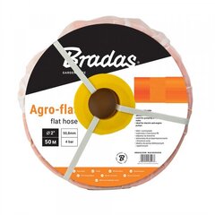 Litteä letku AGRO-FLAT PE 4BAR 1 ½" / 100m ORANSSI hinta ja tiedot | Puutarhaletkut, kastelukannut ja muut kastelutarvikkeet | hobbyhall.fi