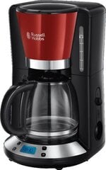 RUSSELL HOBBS Colours Plus C/Maker Red hinta ja tiedot | Kahvinkeittimet ja kahvikoneet | hobbyhall.fi