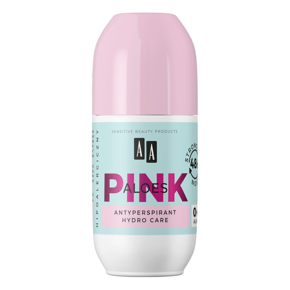 Antiperspirantas AA Aloes Pink, 50 ml hinta ja tiedot | Deodorantit | hobbyhall.fi