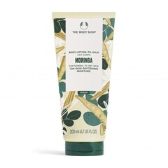 Vartalovoide The Body Shop Moringa, 200 ml hinta ja tiedot | Vartalovoiteet ja -emulsiot | hobbyhall.fi