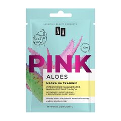 Kasvonaamio AA Aloes Pink, 18 ml hinta ja tiedot | Kasvonaamiot ja silmänalusaamiot | hobbyhall.fi