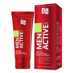 Kasvovoide AA Men Active Care miehille, 50 ml hinta ja tiedot | Kasvovoiteet | hobbyhall.fi