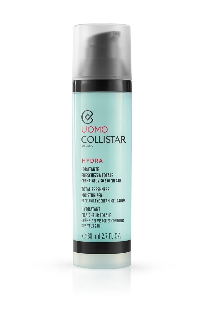 Kasvo- ja silmänympärysvoide-geeli miehille Collistar Hydra Man Total Freshness Face & Eye Cream-Gel 24H, 80 ml hinta ja tiedot | Kasvovoiteet | hobbyhall.fi