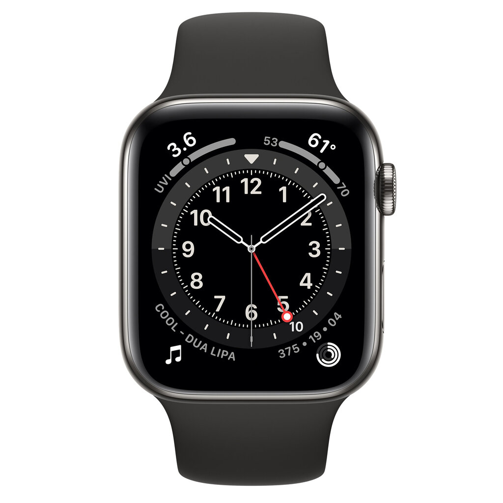 Apple Watch Series 6 44mm Stainless steel GPS+Cellular (Kunnostettu, kunto uudenveroinen) hinta ja tiedot | Älykellot | hobbyhall.fi