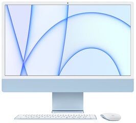 iMac 2021 Retina 4.5K 24" - M1 8C GPU / 8GB / 512 SSD (Kunnostettu, kunto uudenveroinen) hinta ja tiedot | Pöytätietokoneet | hobbyhall.fi