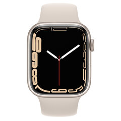 Apple Watch Series 7 45mm Aluminium GPS+Cellular (Kunnostettu, kunto uudenveroinen) hinta ja tiedot | Älykellot | hobbyhall.fi