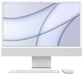 iMac 2021 Retina 4.5K 24" - M1 8C GPU / 8GB / 256 SSD (Kunnostettu, kunto uudenveroinen) hinta ja tiedot | Pöytätietokoneet | hobbyhall.fi