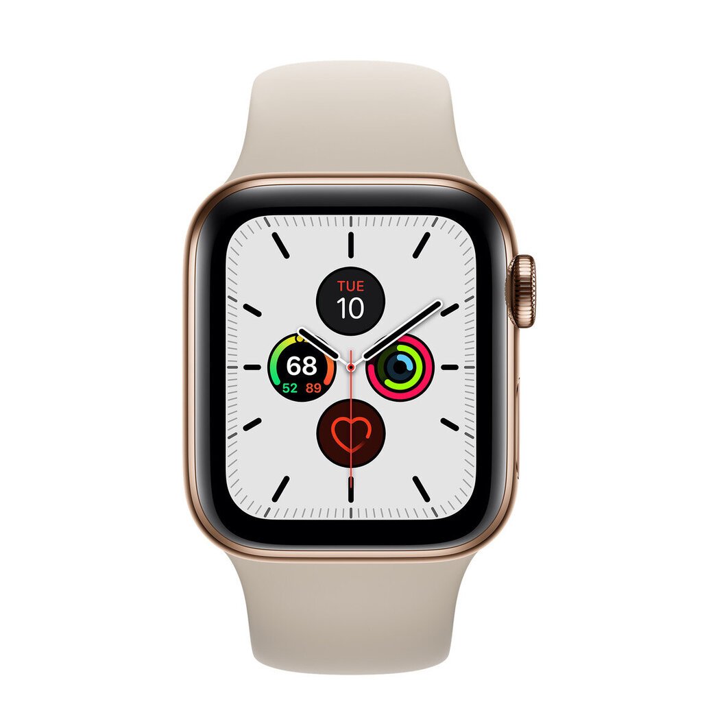 Apple Watch Series 5 40mm Stainless steel GPS+Cellular (Kunnostettu, kunto uudenveroinen) hinta ja tiedot | Älykellot | hobbyhall.fi