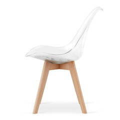 3 tuolin setti Leobert Mark, valkoinen/ruskea hinta ja tiedot | LEOBERT Huonekalut ja sisustus | hobbyhall.fi