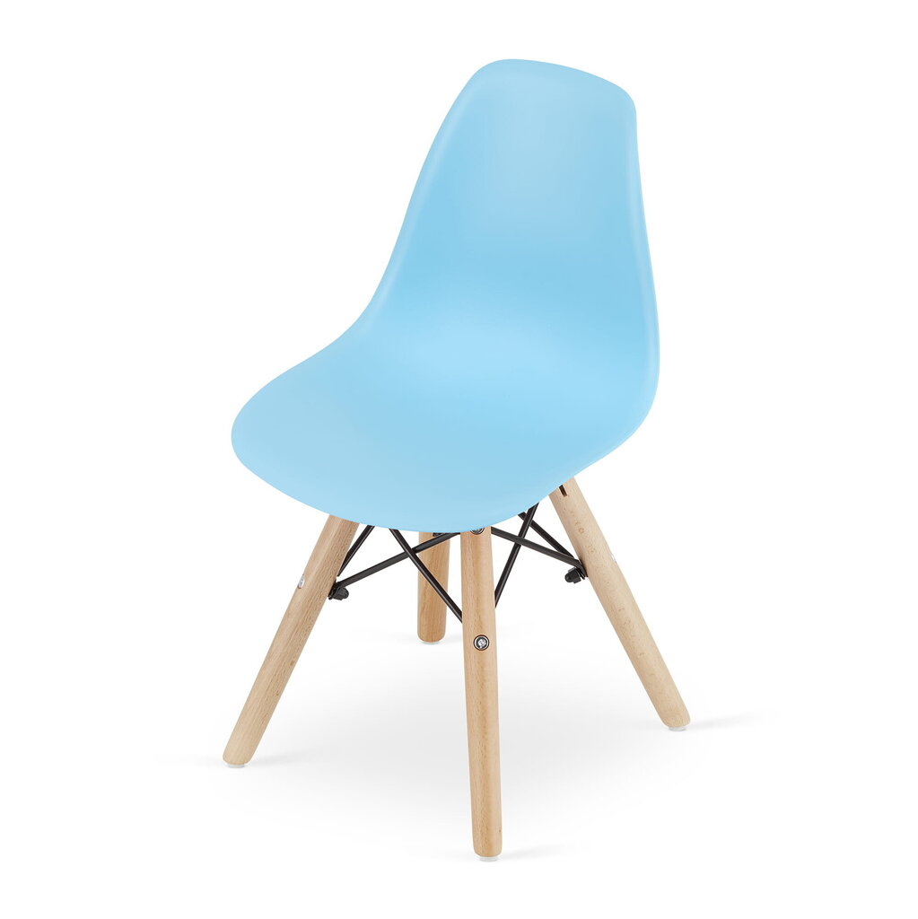 leobert Zubi 3 tuolia lapsille, sininen/ruskea hinta ja tiedot | Lasten pöydät ja tuolit | hobbyhall.fi