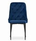 leobert Capri 3 tuolin setti, sininen/musta hinta ja tiedot | Ruokapöydän tuolit | hobbyhall.fi