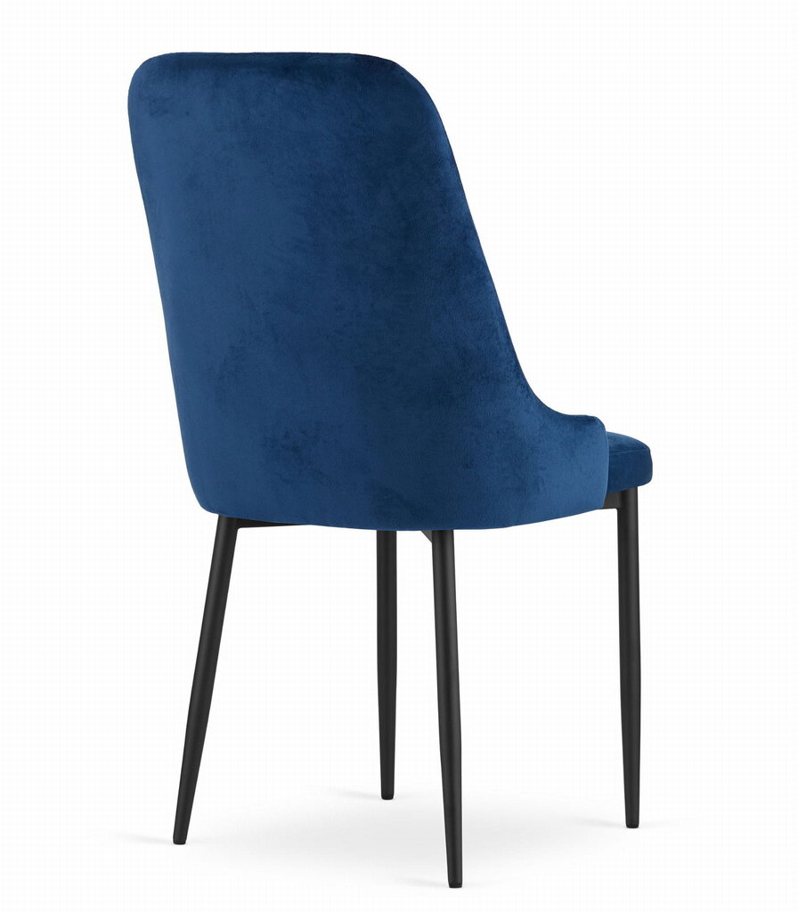 leobert Capri 3 tuolin setti, sininen/musta hinta ja tiedot | Ruokapöydän tuolit | hobbyhall.fi