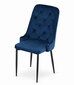 2 tuolin sarja Leobert Capri, sininen/musta hinta ja tiedot | Ruokapöydän tuolit | hobbyhall.fi
