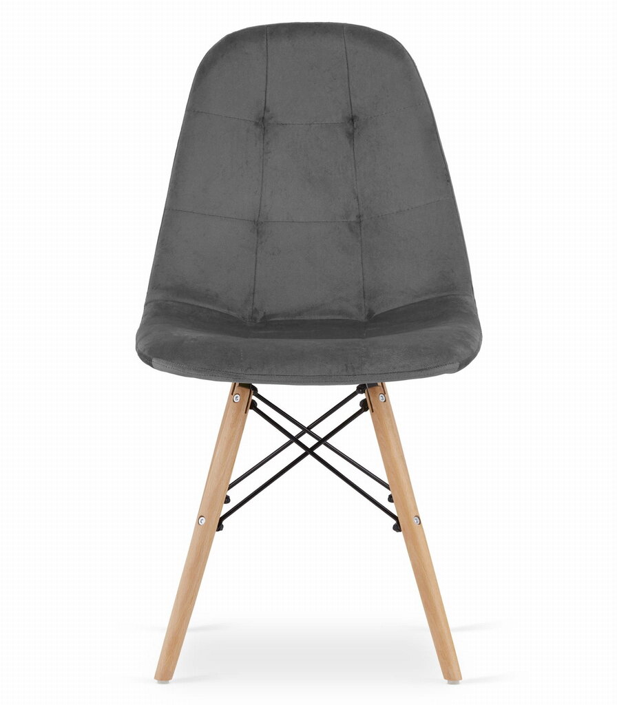 leobert Dumo 3 tuolin setti, harmaa/ruskea hinta ja tiedot | Ruokapöydän tuolit | hobbyhall.fi