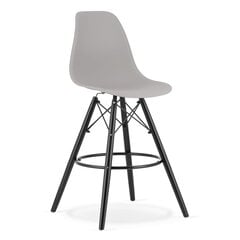 3 tuolin sarja Leobert Lamal, harmaa/musta hinta ja tiedot | Ruokapöydän tuolit | hobbyhall.fi