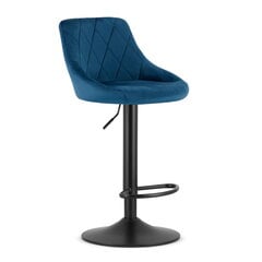 2 tuolin sarja Leobert Kast, sininen/musta hinta ja tiedot | Ruokapöydän tuolit | hobbyhall.fi