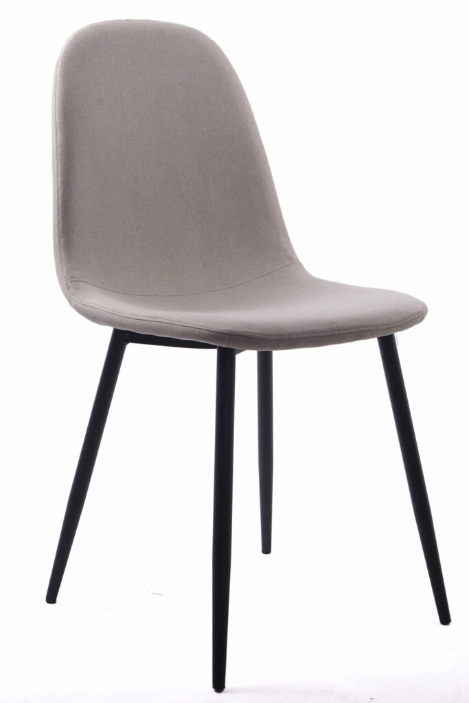 2 Leobert Dart -tuolin setti, beige/musta hinta ja tiedot | Ruokapöydän tuolit | hobbyhall.fi