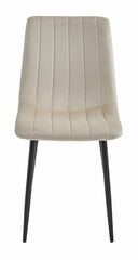 3 tuolin setti Leobert Lava, beige/musta hinta ja tiedot | Ruokapöydän tuolit | hobbyhall.fi