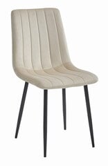 3 tuolin setti Leobert Lava, beige/musta hinta ja tiedot | Ruokapöydän tuolit | hobbyhall.fi
