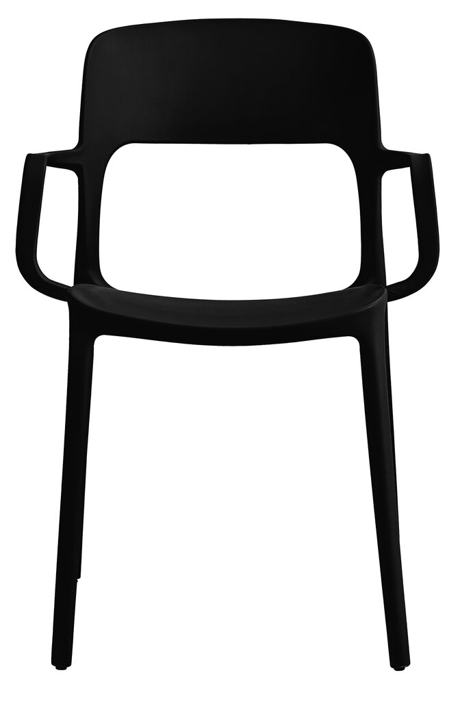 4 tuolin sarja Leobert Saha, musta hinta ja tiedot | Ruokapöydän tuolit | hobbyhall.fi