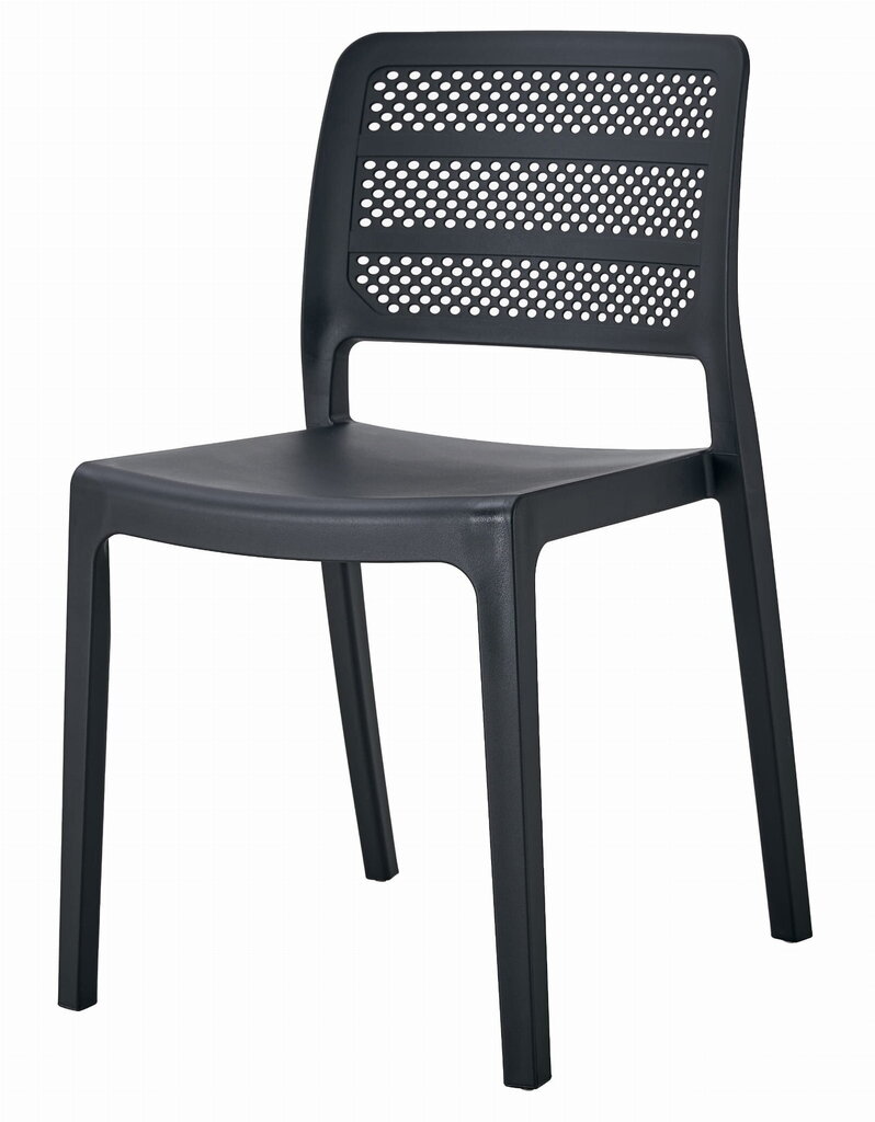 3 tuolin sarja Leobert Pagi, musta hinta ja tiedot | Ruokapöydän tuolit | hobbyhall.fi