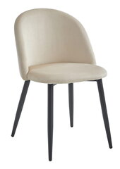 3 tuolin sarja Leobert Bello, musta/beige hinta ja tiedot | Ruokapöydän tuolit | hobbyhall.fi