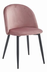 4 tuolin sarja Leobert Bello, vaaleanpunainen/musta hinta ja tiedot | Ruokapöydän tuolit | hobbyhall.fi