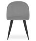 3 tuolin sarja Leobert Bello, harmaa/musta hinta ja tiedot | Ruokapöydän tuolit | hobbyhall.fi