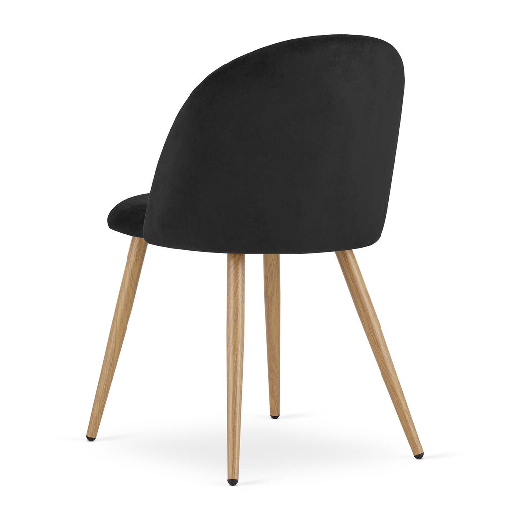 3 tuolin setti Leobert Bello, musta/ruskea hinta ja tiedot | Ruokapöydän tuolit | hobbyhall.fi