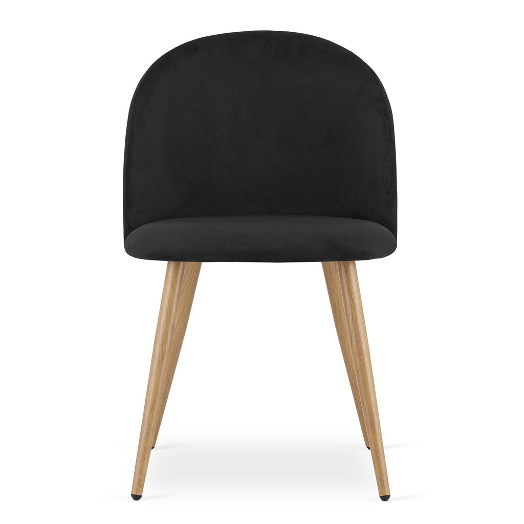 2 tuolin sarja Leobert Bello, musta/ruskea hinta ja tiedot | Ruokapöydän tuolit | hobbyhall.fi