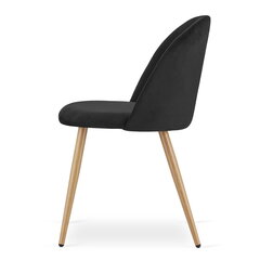 2 tuolin sarja Leobert Bello, musta/ruskea hinta ja tiedot | Ruokapöydän tuolit | hobbyhall.fi