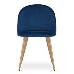 3 tuolin setti Leobert Bello, sininen/ruskea hinta ja tiedot | Ruokapöydän tuolit | hobbyhall.fi
