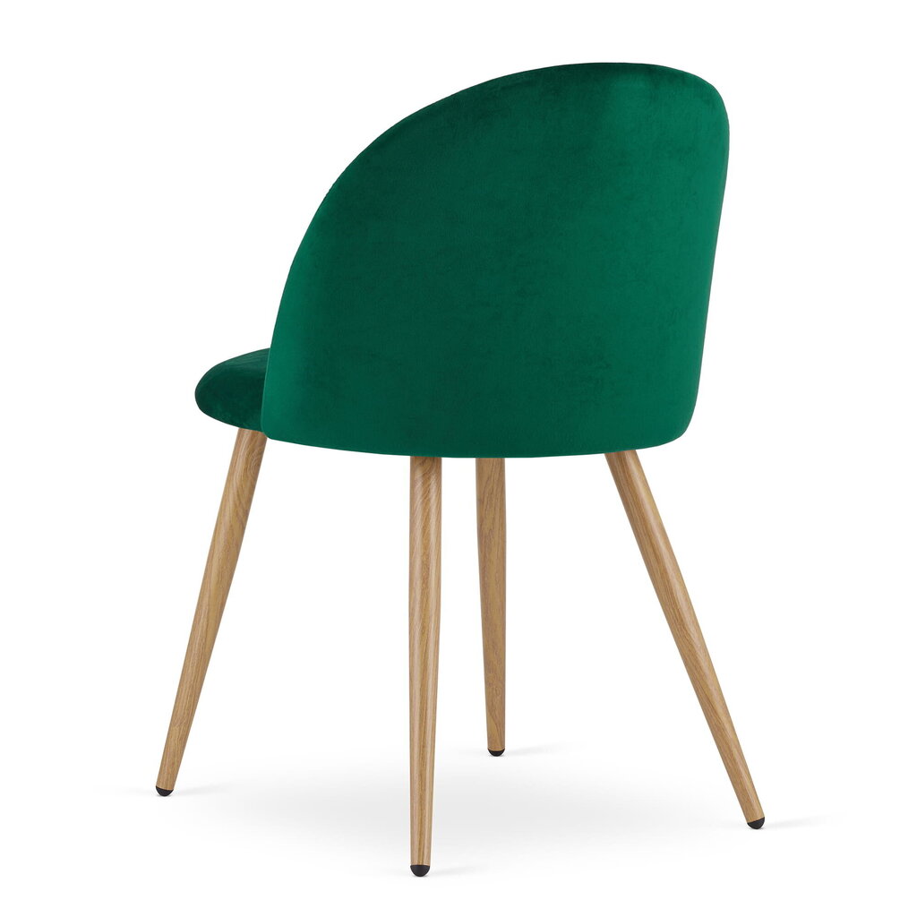 3 tuolin setti Leobert Bello, vihreä/ruskea hinta ja tiedot | Ruokapöydän tuolit | hobbyhall.fi