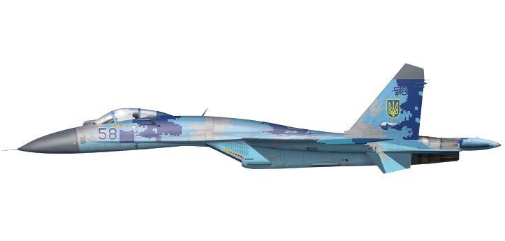 Ibg Muovinen malli Su-27P Ukrainan ilmavoimat 1/72 hinta ja tiedot | Pienoismallit | hobbyhall.fi