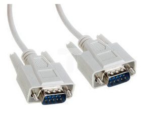 Delock Cable RS-232 serial Sub-D9 male / male 5m hinta ja tiedot | Kaapelit ja adapterit | hobbyhall.fi