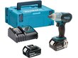 Langaton iskuväännin Makita DTW251RTJ 1/2", 18V hinta ja tiedot | Akkuporakoneet ja ruuvinvääntimet | hobbyhall.fi